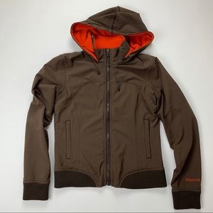 Marmot Brown Fleece Lined Jacket